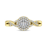 Diamond 1/3 ct tw Engagement Ring in 10K Yellow Gold