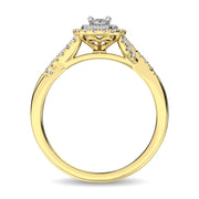 Diamond 1/3 ct tw Engagement Ring in 10K Yellow Gold
