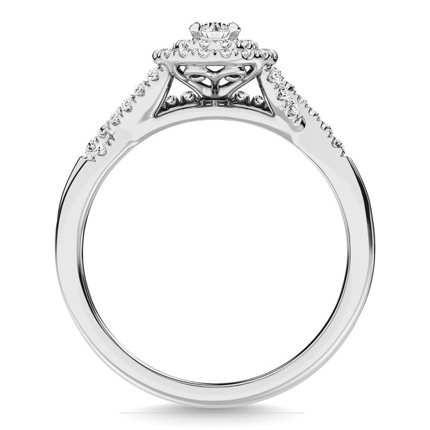 Diamond 1 Ct.Tw. Bridal Ring in 10K White Gold