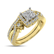 10K Yellow Gold 2/5 Ct.Tw. Diamond Bridal Ring