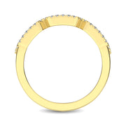 14K Yellow Gold 1/2 Ct.Tw. Diamond Stackable Band