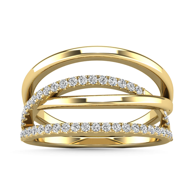 Diamond 1/4 Ct.Tw. Promise Ring in 14K Yellow Gold
