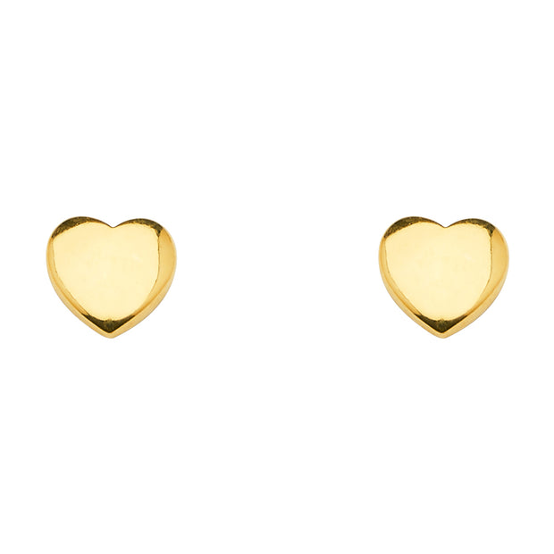 14KY Heart Earrings