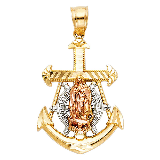 14K GUADALUPE ANCHOR