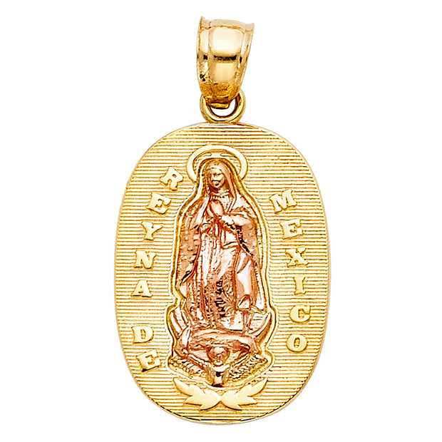 14K OUR LADY OF GUADALUPE PENDANT