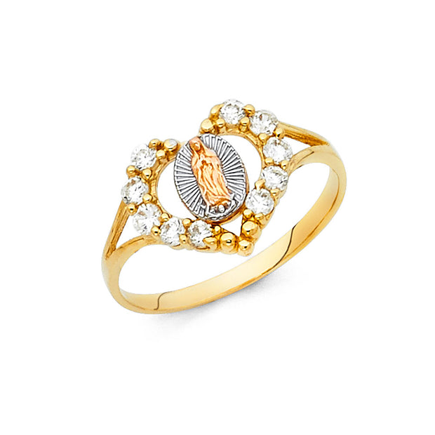 14K GUADALUPE CZ RINGS