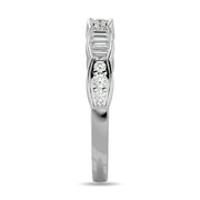 Diamond 1/3 Ct.tw Stack Band in 14K White Gold