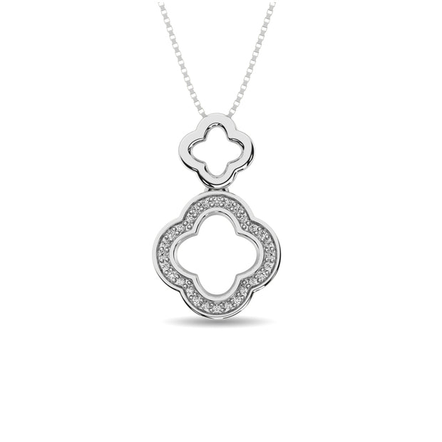 Diamond Fashion Pendant 1/20 Ct.tw in Sterling Silver