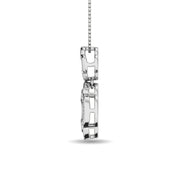 Diamond Fashion Pendant 1/20 Ct.tw in Sterling Silver