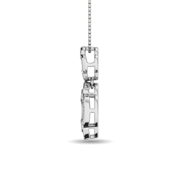 Diamond Fashion Pendant 1/20 Ct.tw in Sterling Silver