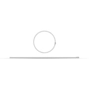 Diamond 1/4 Ct.tw Fashion Bracelet in Sterling Silver