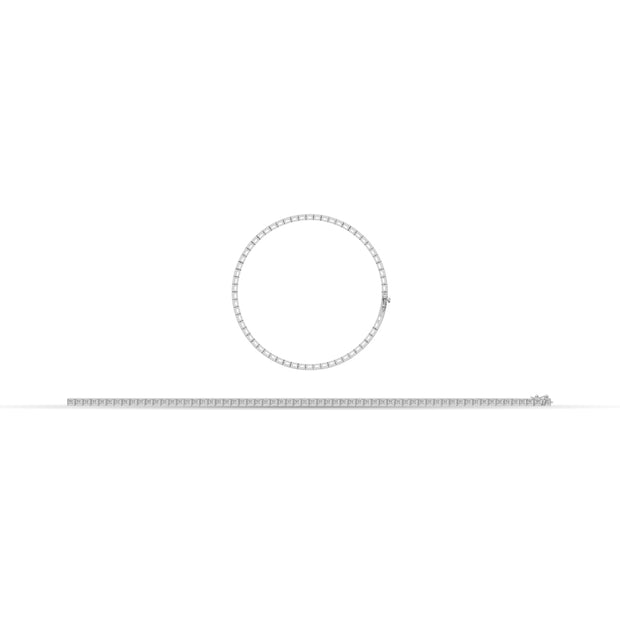 Diamond 1/4 Ct.tw Fashion Bracelet in Sterling Silver