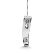 Diamond 1/10 Ct.tw Fashion Pendant in Sterling Silver