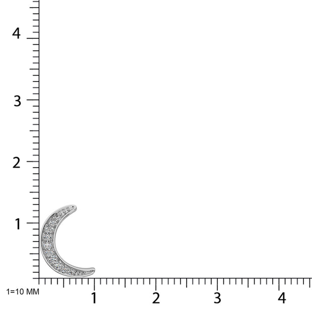 Diamond 1/10 Ct.tw Fashion Pendant in Sterling Silver