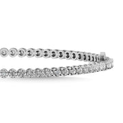 Diamond 1 Ct.Tw. 10K White Gold  Tennis Bracelet
