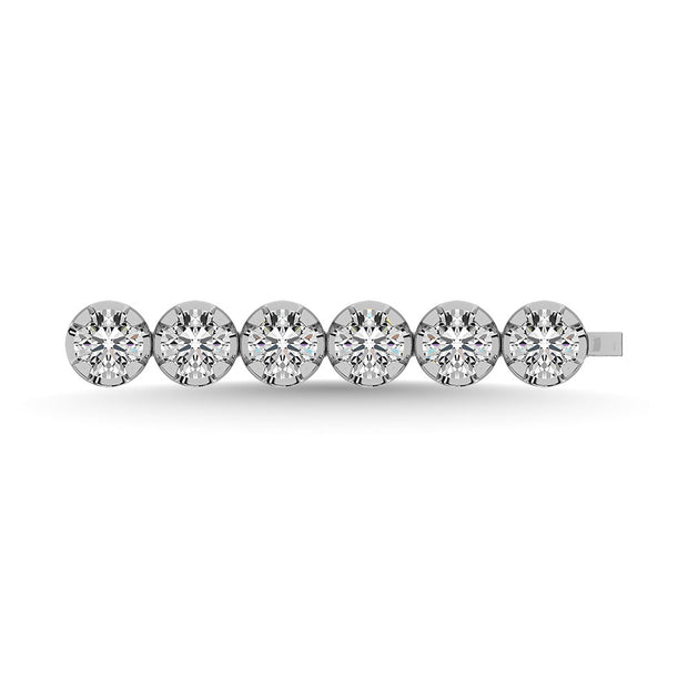 Diamond 1 Ct.Tw. 10K White Gold  Tennis Bracelet