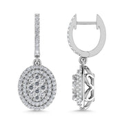 Diamond 1 Ct.Tw. Dangler Earrings in 14K White Gold