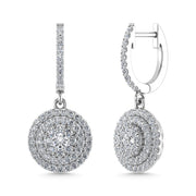 Diamond 1 Ct.Tw. Dangler Earrings in 14K White Gold