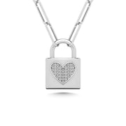 Diamond 1/10 Ct.Tw. Fashion Pendant in 925 Silver