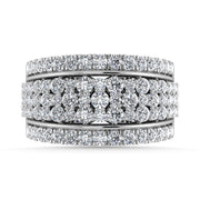 Diamond 2 Ct.Tw. Fashion Ring in 14K White Gold