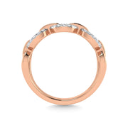 10K Two Tone Diamond 1/8 Ct.Tw. Fashion Ring