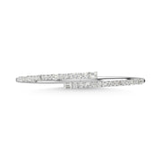 14K White Gold Diamond 2 5/8 Ct.Tw. Fashion Bangle