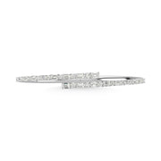 14K White Gold Diamond 3 Ct.Tw. Fashion Bangle