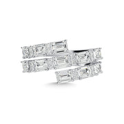 14K White Gold Diamond 2 1/5 Ct.Tw Fashion Ring