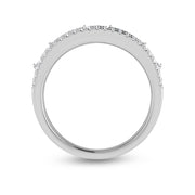 14K White Gold Diamond 1/3 Ct.Tw. Butterfly Fashion Ring