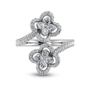 14K White Gold Diamond 1 Ct.Tw. Fashion Ring