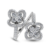 14K White Gold Diamond 1 Ct.Tw. Fashion Ring