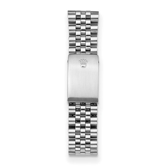 Pre-owned Rolex Steel/18kw Bezel, Men's Silver Watch