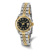 Pre-owned Rolex Steel 18KY Datejust Watch