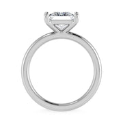 14K White Gold Lab Grown Diamond 1 Ct.Tw. IGI Certified Princess Shape Solitaire (Available from 1CT to 7CT)