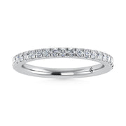 14K White Gold Lab Grown Diamond 1/2 Ct.Tw. Wedding Band