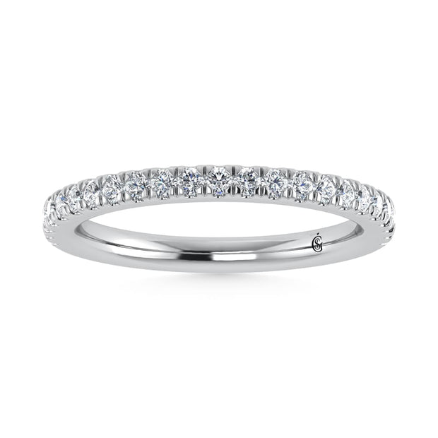 14K White Gold Lab Grown Diamond 1/2 Ct.Tw. Wedding Band