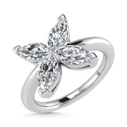 14K White Gold Lab Grown Diamond 1 Ct.Tw. Fashion Ring