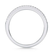 14K White Gold Lab Grown Diamond 1/2 Ct.Tw. Baguette Wedding Band