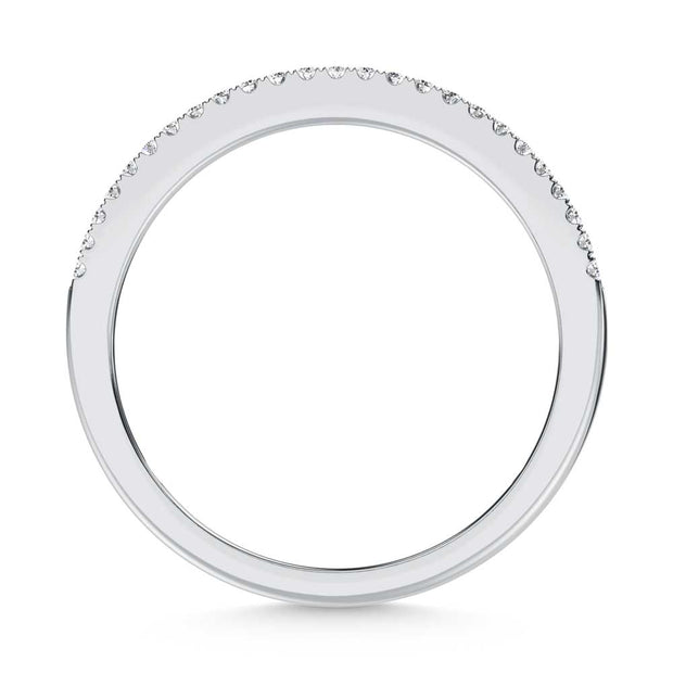 14K White Gold Lab Grown Diamond 1/2 Ct.Tw. Baguette Wedding Band