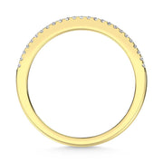 14K Yellow Gold Lab Grown Diamond 1/2 Ct.Tw. Baguette Wedding Band