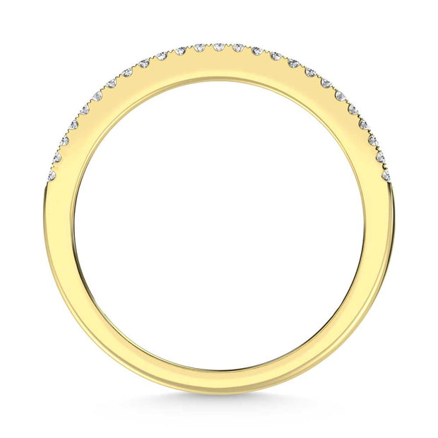 14K Yellow Gold Lab Grown Diamond 1/2 Ct.Tw. Baguette Wedding Band