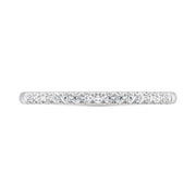 10K White Gold Lab Grown Diamond 1/6 Ct.Tw. Wedding Band