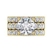 14K Yellow Gold Lab Grown  Diamond 8 Ct.Tw. Bridal Ring