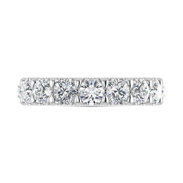 14K White Gold Lab Grown Diamond 2 3/4 Ct.Tw. Band