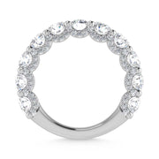 14K White Gold Lab Grown Diamond 2 3/4 Ct.Tw. Band