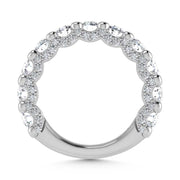 14K White Gold Lab Grown Diamond 2 5/8 Ct.Tw. Band