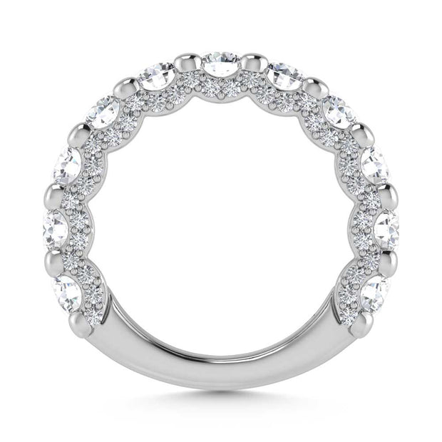 14K White Gold Lab Grown Diamond 2 5/8 Ct.Tw. Band