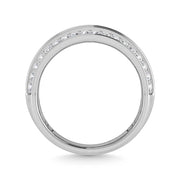 14K White Gold Lab Grown Diamond 3 Ct.Tw. Slim Baguette Band