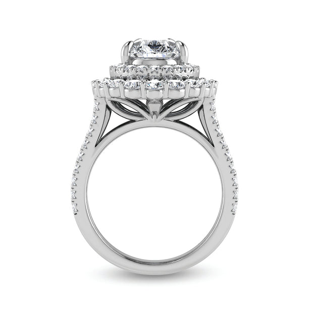 14K White Gold Lab Grown Diamond 5 Ct.Tw. Labgrown Engagement Ring