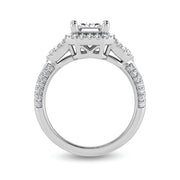 14K White Gold Lab Grown Diamond 3 Ct.Tw. Labgrown Engagement Ring